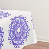 Nappe Mandala. violet floral (In Situ)