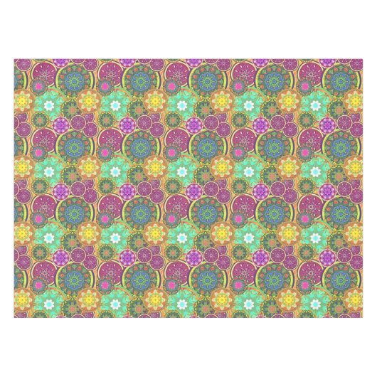 Nappe Mandalas colorées (Devant (Horizontal))