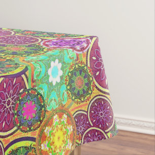 Nappe Mandalas Colorés