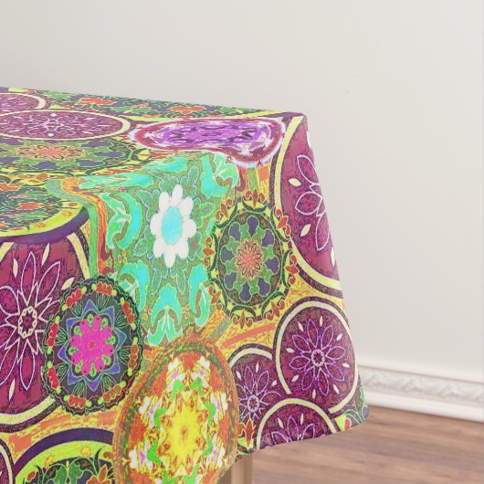 Nappe Mandalas Colorés (In Situ)