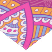 Nappe Mandalas en motifs de répétition rose mélangés (Angle)