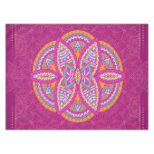 Nappe Mandalas en motifs de répétition rose mélangés (Devant (Horizontal))