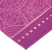 Nappe Mandalas en motifs de répétition rose mélangés (Angle)