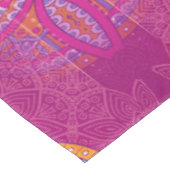 Nappe Mandalas en motifs de répétition rose mélangés (Angle)