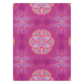 Nappe Mandalas en motifs de répétition rose mélangés (Devant)