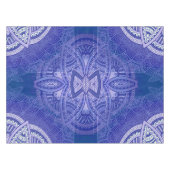 Nappe Mandalas en motifs mixtes bleu néerlandais (Devant (Horizontal))