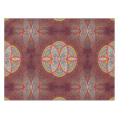 Nappe Mandalas en motifs mixtes Maroon (Devant (Horizontal))