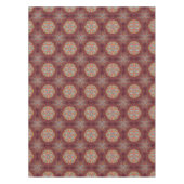 Nappe Mandalas en motifs mixtes Maroon (Devant)