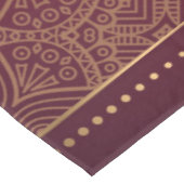 Nappe Mandalas en motifs mixtes Maroon (Angle)