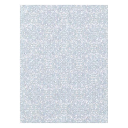 Nappe Mandalas vert clair, jaune et blanc (Devant)