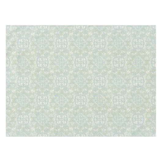 Nappe Mandalas vert clair, jaune et blanc (Devant (Horizontal))