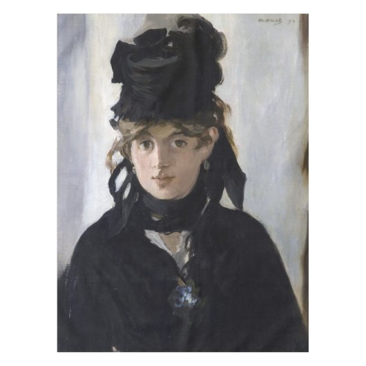 Nappe Manet - Berthe Morisot with a bouquet of violets (Devant)