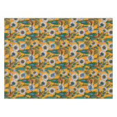 Nappe Mangeurs d'abeilles, papillons bleus et marguerite (Devant (Horizontal))