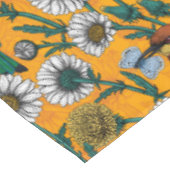 Nappe Mangeurs d'abeilles, papillons bleus et marguerite (Angle)