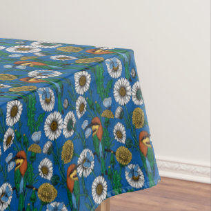 Nappe Mangeurs d'abeilles sur bleu