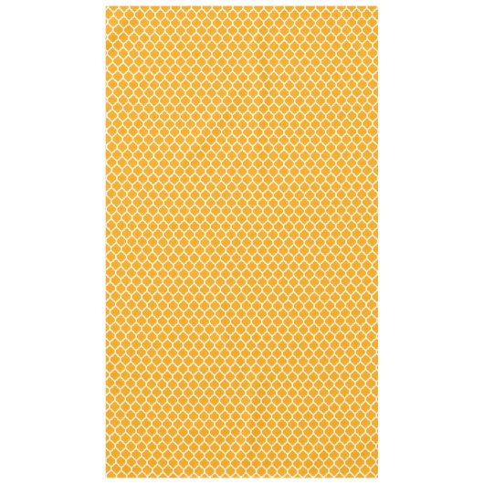 Nappe Mango Orange Maroc Quatrefoil Printemps Motif (Devant)
