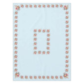 Nappe Mantel Azul Flores para Celebrar (Devant)
