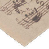Nappe Manuscrit Bach Musique Feuille Antique (Angle)