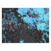 Nappe Marbre bleu, gris et violet Abstrait (Devant (Horizontal))