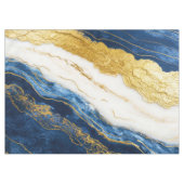 Nappe Marbre bleu marine de luxe et feuille d'or (Devant (Horizontal))