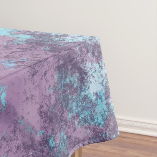 Nappe Marbre bleu, rose et violet Abstrait (In Situ)