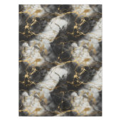 Nappe Marbre de luxe blanc, or et noir élégant (Devant)