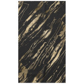 Nappe Marbre d'or noir Abstrait moderne (Devant)