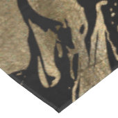 Nappe Marbre d'or noir Abstrait moderne (Angle)