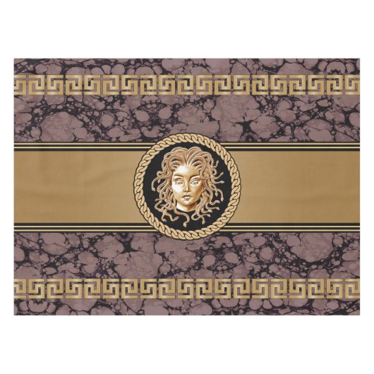 Nappe Marbre et or Medusa de luxe (Devant (Horizontal))