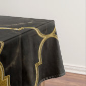 Nappe Marbre noir et or marocain (In Situ)