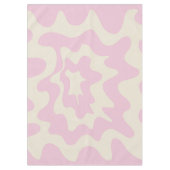 Nappe Marbre rose Super Wavy Stripe Printemps moderne (Devant)