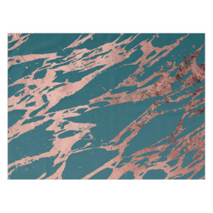 Nappe Marbre Turquoise Rose moderne