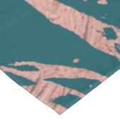 Nappe Marbre Turquoise Rose moderne (Angle)