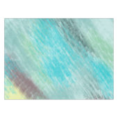 Nappe Marbre turquoise, vert et mauve Abstrait (Devant (Horizontal))