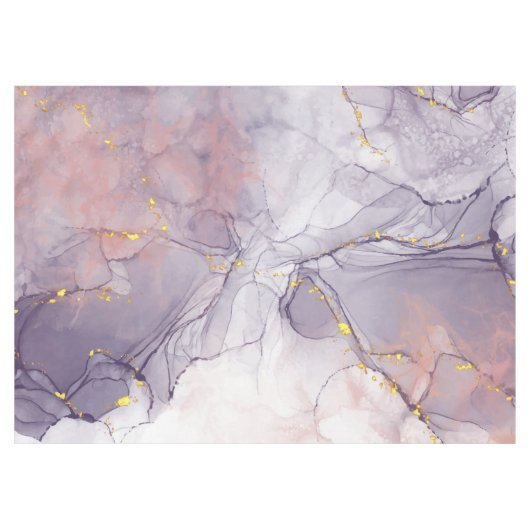 Nappe Marbre violet et or (Devant (Horizontal))