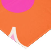 Nappe Marché aux Fleurs Amsterdam Fleurs Rétro Rose Oran (Angle)