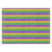Nappe Mardi Gras Couleurs Parties scintillant Stripe Bli (Devant (Horizontal))