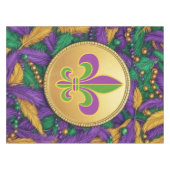 Nappe Mardi Gras Fleur de lis (Devant (Horizontal))