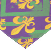 Nappe Mardi Gras Fleur de lis (Angle)