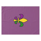 Nappe Mardi Gras fleur-de-lys (Devant (Horizontal))