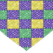 Nappe Mardi Gras Harlequin Motif du carnaval de Diamond (Angle)