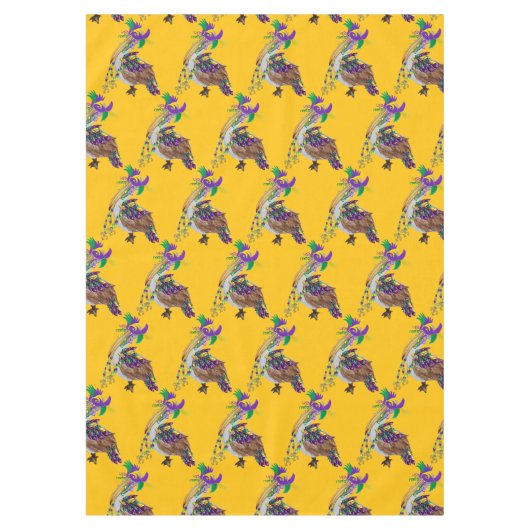 Nappe Mardi Gras Pelican Holiday party (Devant)