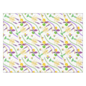Nappe Mardi Gras Perles Crawfish & Fleur De Lis (Devant (Horizontal))