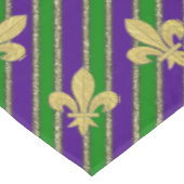 Nappe Mardi Gras Stripes & Fleur de Lys (Angle)