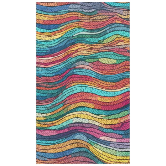 Nappe Marée mosaïque (Devant)