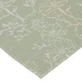 Nappe Marguerites rustiques sur Sage Green, luxe botaniq (Angle)