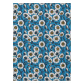 Nappe Marguerites sur bleu (Devant)