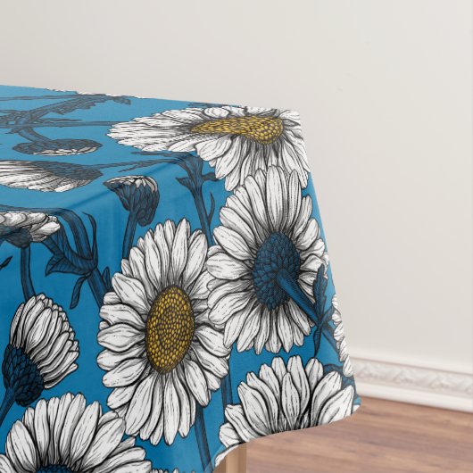 Nappe Marguerites sur bleu (In Situ)