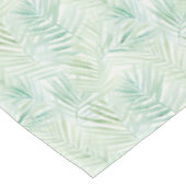 Nappe Mariage Aloha Feuilles Tropicales Vertes (Angle)