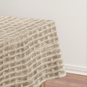 Nappe Mariage campagnard rustique de toile de jute (In Situ)